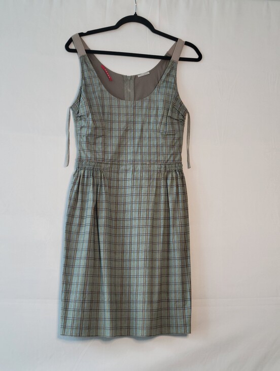 Prada Dresses & Skirts - Pada Sleeveless Plaid Day Dress